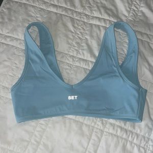 Set active Sportbody dip bra and legging in Malibu